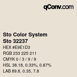 Farbcode: Sto Color System - Sto 32237 | qconv.com
