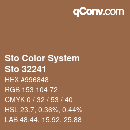 カラーコード: Sto Color System - Sto 32241 | qconv.com