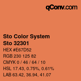 Color code: Sto Color System - Sto 32301 | qconv.com