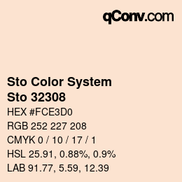 Color code: Sto Color System - Sto 32308 | qconv.com