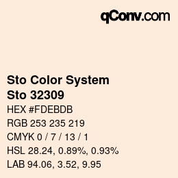 Color code: Sto Color System - Sto 32309 | qconv.com
