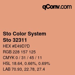 カラーコード: Sto Color System - Sto 32311 | qconv.com