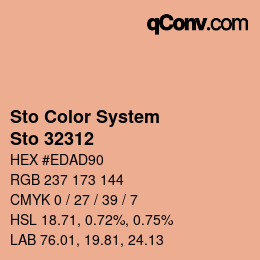 Color code: Sto Color System - Sto 32312 | qconv.com