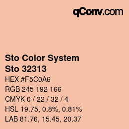 Color code: Sto Color System - Sto 32313 | qconv.com