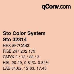 Color code: Sto Color System - Sto 32314 | qconv.com