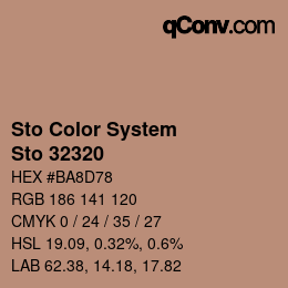 Color code: Sto Color System - Sto 32320 | qconv.com