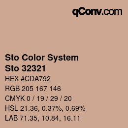 Color code: Sto Color System - Sto 32321 | qconv.com