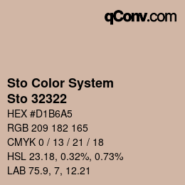 カラーコード: Sto Color System - Sto 32322 | qconv.com