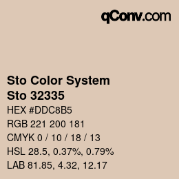カラーコード: Sto Color System - Sto 32335 | qconv.com