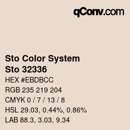 Código de color: Sto Color System - Sto 32336 | qconv.com