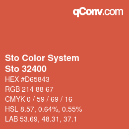 Farbcode: Sto Color System - Sto 32400 | qconv.com