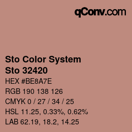 カラーコード: Sto Color System - Sto 32420 | qconv.com