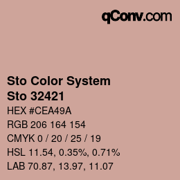 カラーコード: Sto Color System - Sto 32421 | qconv.com