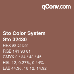 Farbcode: Sto Color System - Sto 32430 | qconv.com