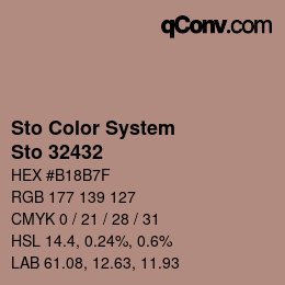 Farbcode: Sto Color System - Sto 32432 | qconv.com