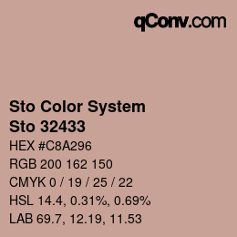 カラーコード: Sto Color System - Sto 32433 | qconv.com
