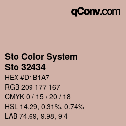 カラーコード: Sto Color System - Sto 32434 | qconv.com