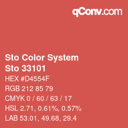 Farbcode: Sto Color System - Sto 33101 | qconv.com