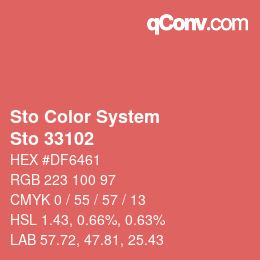 Farbcode: Sto Color System - Sto 33102 | qconv.com