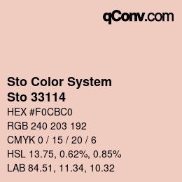 カラーコード: Sto Color System - Sto 33114 | qconv.com