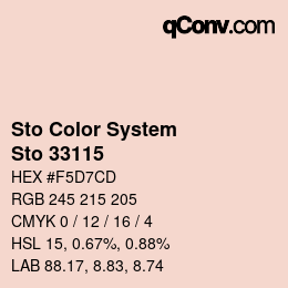 カラーコード: Sto Color System - Sto 33115 | qconv.com