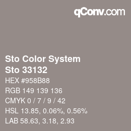 Farbcode: Sto Color System - Sto 33132 | qconv.com