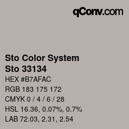 Farbcode: Sto Color System - Sto 33134 | qconv.com