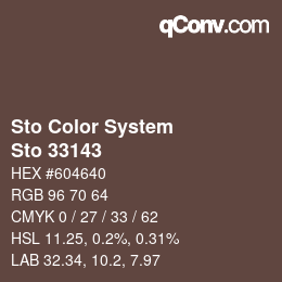 カラーコード: Sto Color System - Sto 33143 | qconv.com