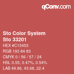 カラーコード: Sto Color System - Sto 33201 | qconv.com