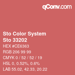 Color code: Sto Color System - Sto 33202 | qconv.com