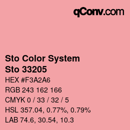 Color code: Sto Color System - Sto 33205 | qconv.com