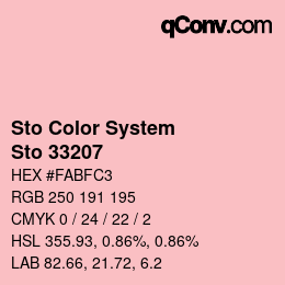 Color code: Sto Color System - Sto 33207 | qconv.com