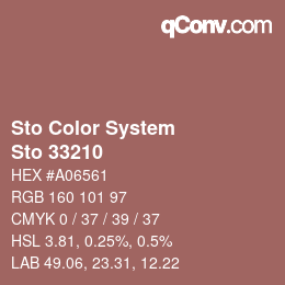Farbcode: Sto Color System - Sto 33210 | qconv.com