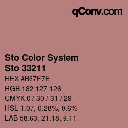 Code couleur: Sto Color System - Sto 33211 | qconv.com