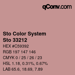 Farbcode: Sto Color System - Sto 33212 | qconv.com
