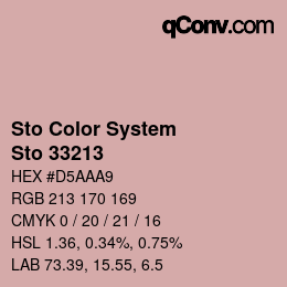 Color code: Sto Color System - Sto 33213 | qconv.com