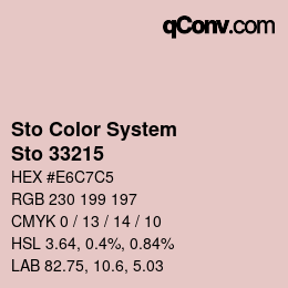 Farbcode: Sto Color System - Sto 33215 | qconv.com