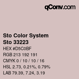 カラーコード: Sto Color System - Sto 33223 | qconv.com