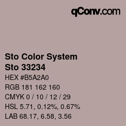 カラーコード: Sto Color System - Sto 33234 | qconv.com