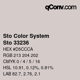 カラーコード: Sto Color System - Sto 33236 | qconv.com