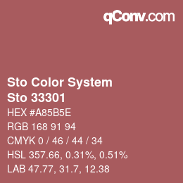 カラーコード: Sto Color System - Sto 33301 | qconv.com