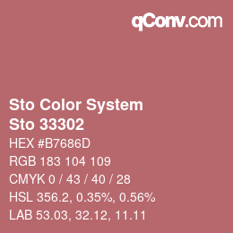 Color code: Sto Color System - Sto 33302 | qconv.com