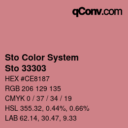 Farbcode: Sto Color System - Sto 33303 | qconv.com