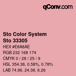 Color code: Sto Color System - Sto 33305 | qconv.com