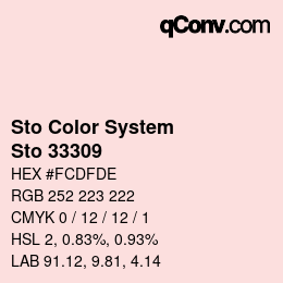 Color code: Sto Color System - Sto 33309 | qconv.com