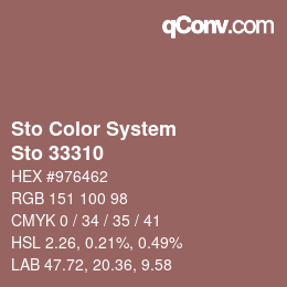 カラーコード: Sto Color System - Sto 33310 | qconv.com