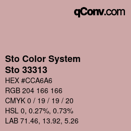 Farbcode: Sto Color System - Sto 33313 | qconv.com