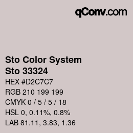 カラーコード: Sto Color System - Sto 33324 | qconv.com