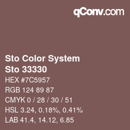 カラーコード: Sto Color System - Sto 33330 | qconv.com