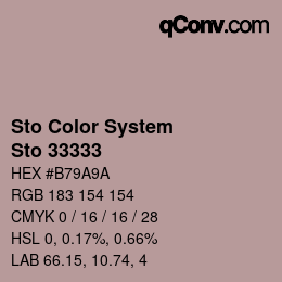 Color code: Sto Color System - Sto 33333 | qconv.com